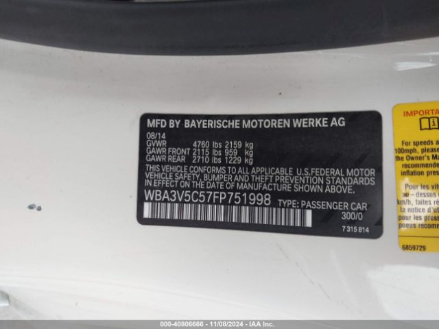 WBA3V5C57FP751998 BMW 428i