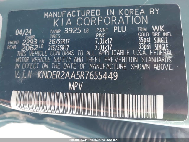 KIA SELTOS EX 2024 KNDER2AA5R7655449 Image 9