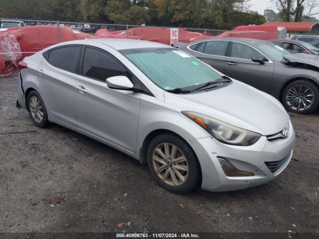 KMHDH4AE1FU300851 Hyundai ELANTRA SE