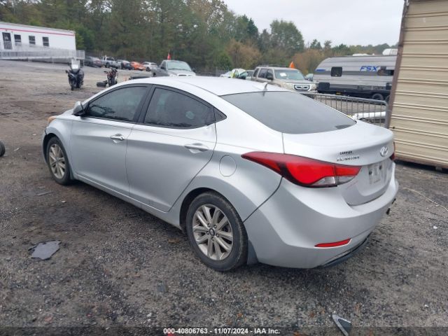 KMHDH4AE1FU300851 Hyundai ELANTRA SE