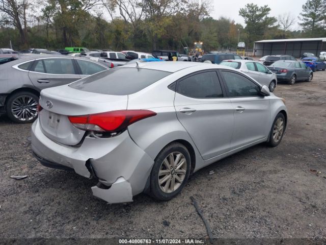 KMHDH4AE1FU300851 Hyundai ELANTRA SE