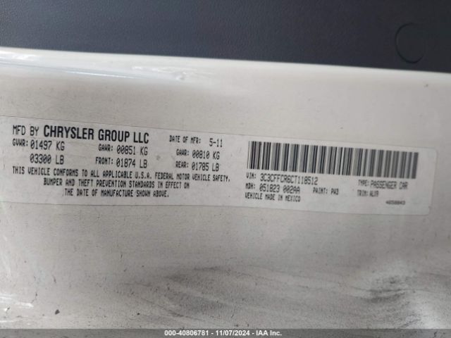 2012 FIAT 500 3C3CFFCR6CT118512 Photo 8