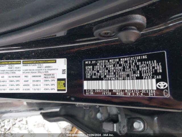 5YFP4MCE9NP108910 Toyota COROLLA SE