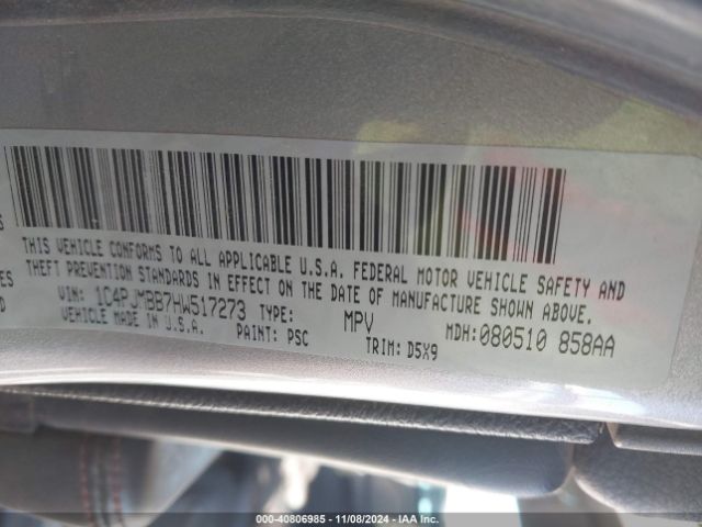 1C4PJMBB7HW517273 Jeep Cherokee Trailhawk 4x4