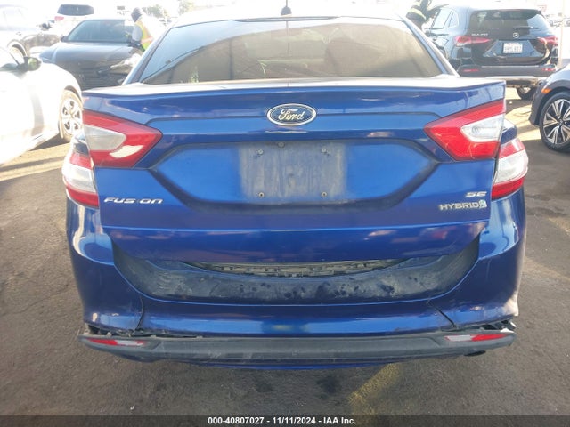 Aukcja sprzedaży 2013 Ford Fusion Hybrid Se, vin: 3FA6P0LU5DR138276, numer aukcji: 40807027