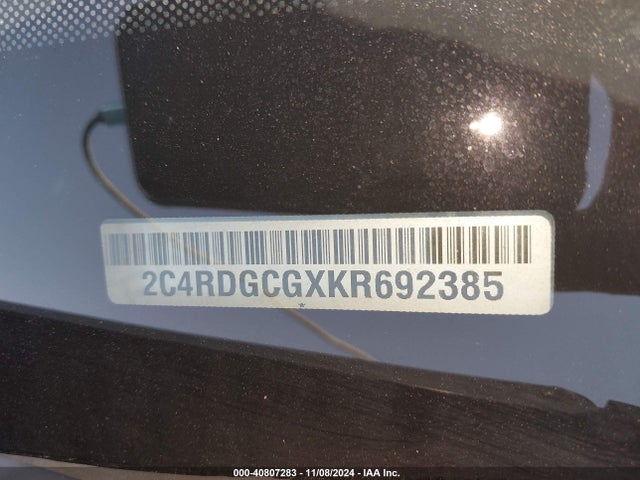 Dodge Grand Caravan Sxt 2019 2C4RDGCGXKR692385 Image 9