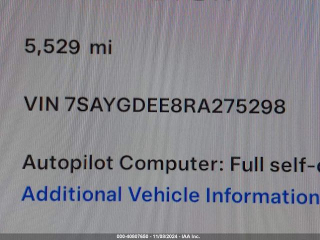 7SAYGDEE8RA275298 Tesla Model Y Long Range Dual Motor All-wheel Drive
