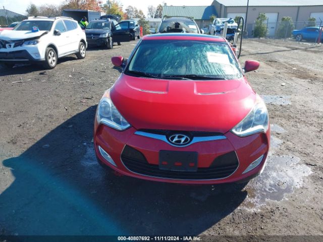 KMHTC6AD8EU184110 Hyundai Veloster Base W/black
