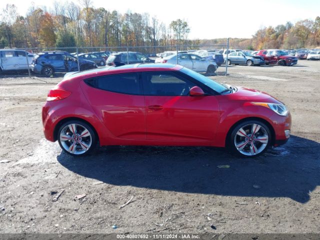 KMHTC6AD8EU184110 Hyundai Veloster Base W/black