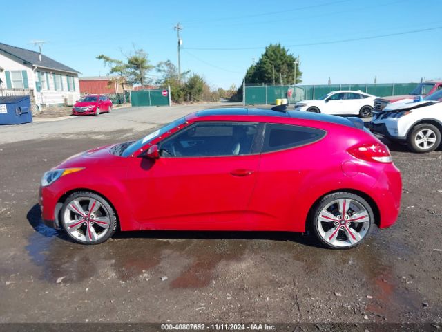 KMHTC6AD8EU184110 Hyundai Veloster Base W/black