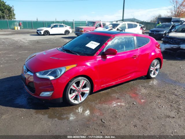 KMHTC6AD8EU184110 Hyundai Veloster Base W/black