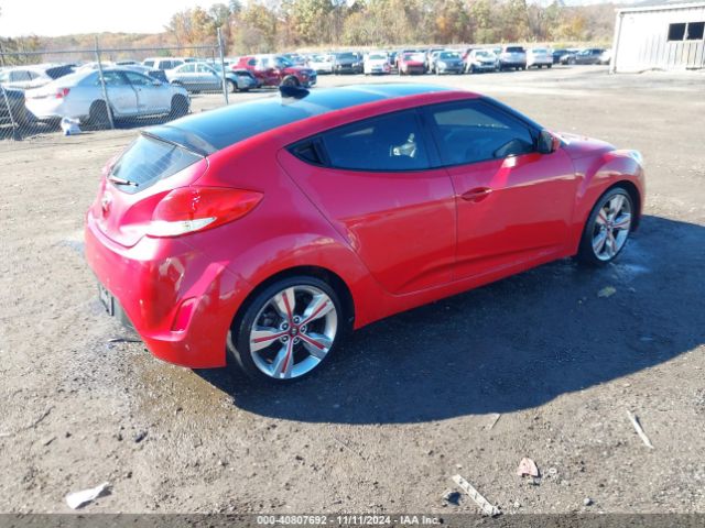 KMHTC6AD8EU184110 Hyundai Veloster Base W/black