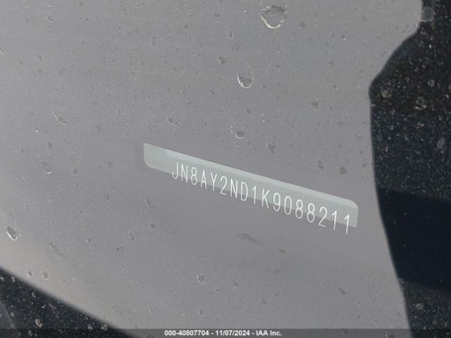 JN8AY2ND1K9088211 Nissan Armada Platinum