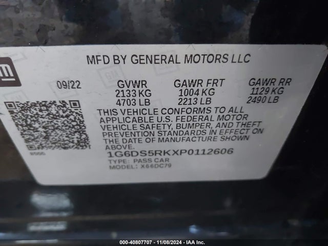 2023 CADILLAC CT5 1G6DS5RKXP0112606 Photo 8