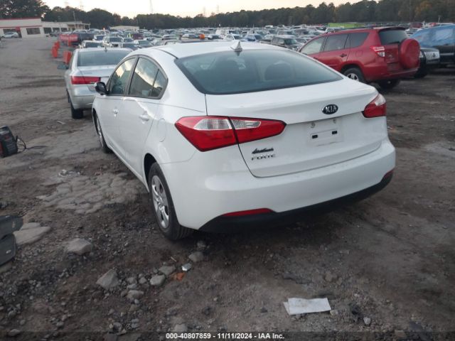 KNAFK4A60G5496376 KIA FORTE LX