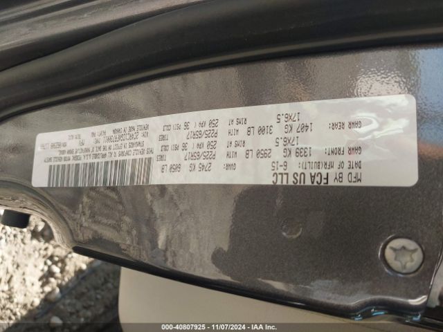 2C4RC1CGXFR730011 Chrysler Town & Country Touring-l
