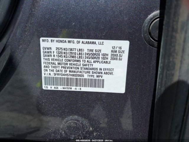 2017 ACURA MDX 5FRYD4H57HB020935 Photo 8