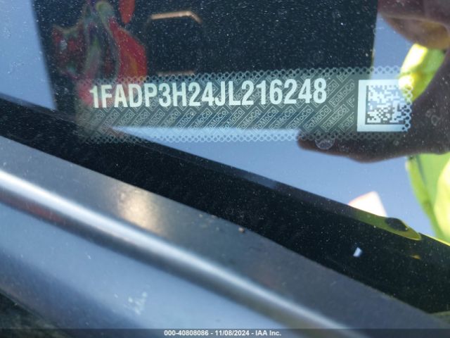 1FADP3H24JL216248 Ford FOCUS SEL