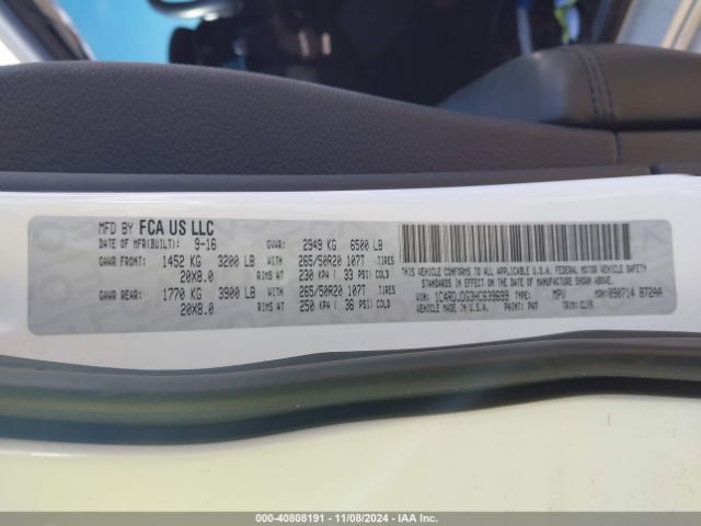 1C4RDJDG3HC639699 Dodge Durango Gt Awd