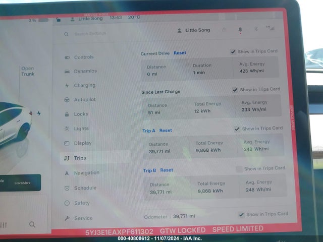 2023 TESLA MODEL 3 5YJ3E1EAXPF611302 Photo 6