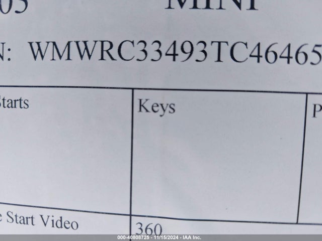 2003 MINI COOPER WMWRC33493TC46465 Photo 8