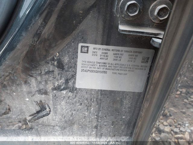 2G4GP5EXXG9158760 Buick Regal Turbo/e-assist Premium I