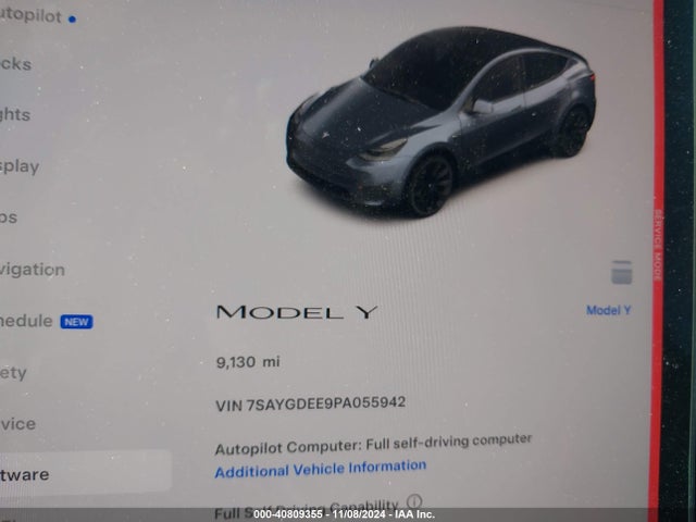 2023 TESLA MODEL Y 7SAYGDEE9PA055942 Photo 6