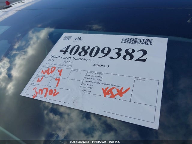 Tesla Model 3 Rear-wheel Drive 2023 5YJ3E1EA0PF435019 Image 20