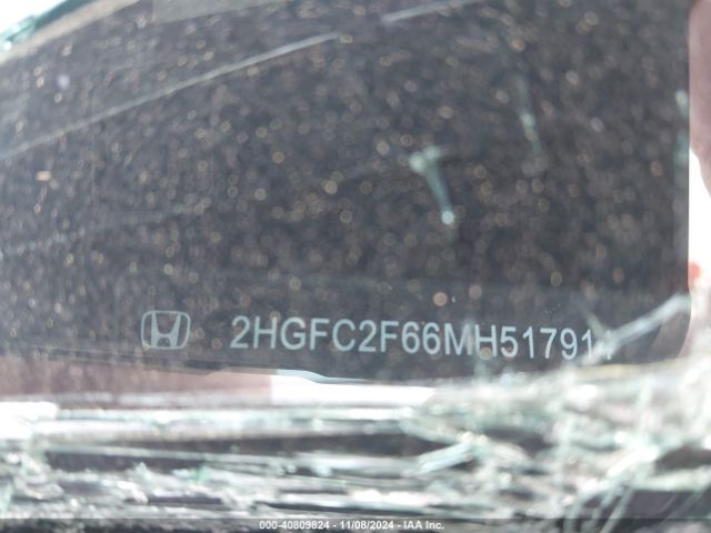 2HGFC2F66MH517914 Honda Civic Lx