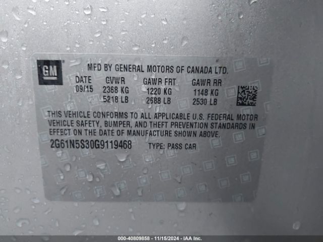 2G61N5S30G9119468 Cadillac Xts Luxury Collection