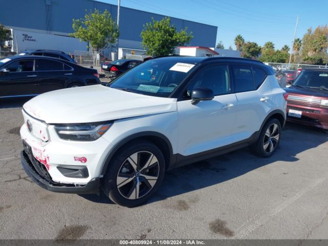 2021 VOLVO XC40 RECHARGE PURE ELECTRIC YV4ED3UR2M2587135 Photo 1