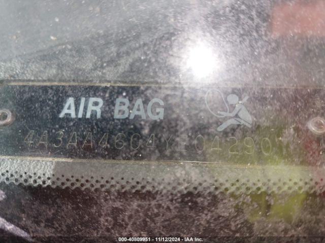 2000 MITSUBISHI GALANT 4A3AA46G4YE042907 Photo 8