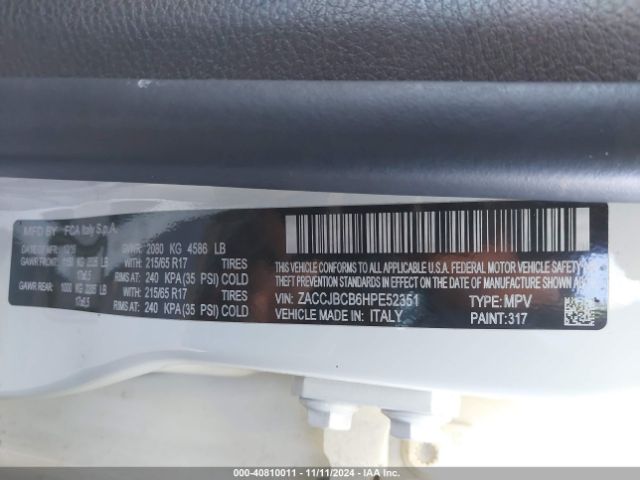 ZACCJBCB6HPE52351 Jeep Renegade Trailhawk 4x4