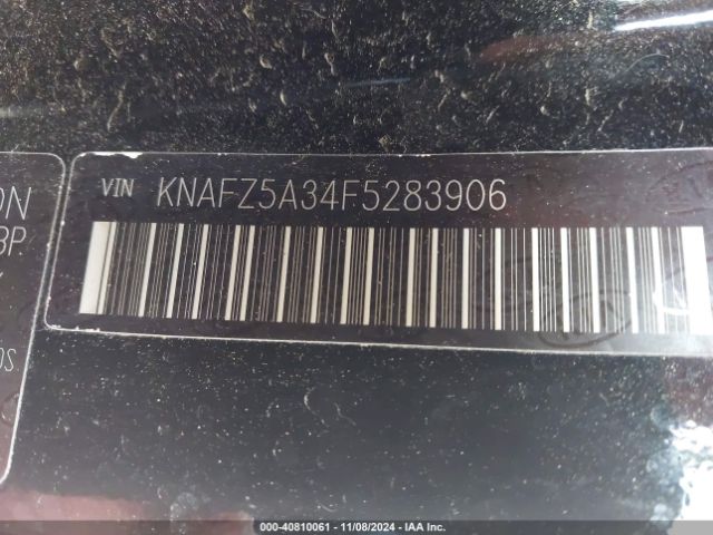KNAFZ5A34F5283906 KIA FORTE SX