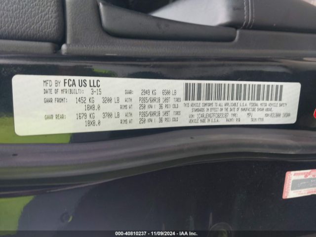 1C4RJEAG7FC823187 Jeep Grand Cherokee Laredo