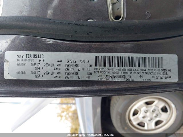 1C4NJRBB9HD106019 Jeep Patriot Sport 4x4