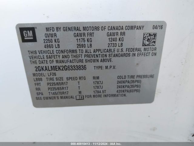 2GKALMEK2G6333836 GMC Terrain Sle-1