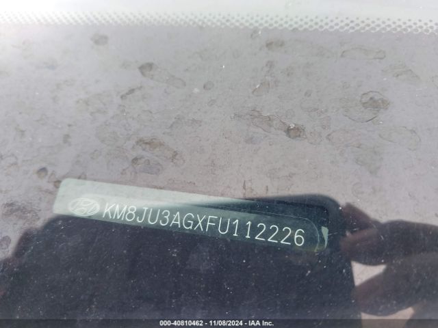 KM8JU3AGXFU112226 Hyundai TUCSON SE