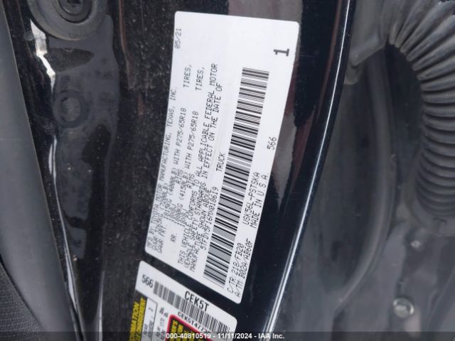 5TFDY5F16MX018619 Toyota Tundra Crewmax Sr5/crewmax Trd Pro