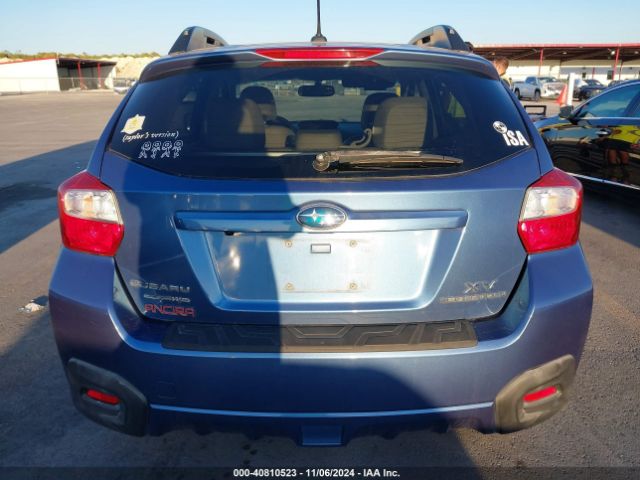 JF2GPAKC7E8229325 Subaru Xv Crosstrek 2.0i Limited
