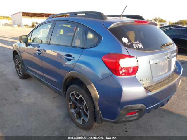JF2GPAKC7E8229325 Subaru Xv Crosstrek 2.0i Limited