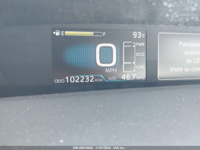 JTDKBRFUXJ3059445 Toyota Prius Two