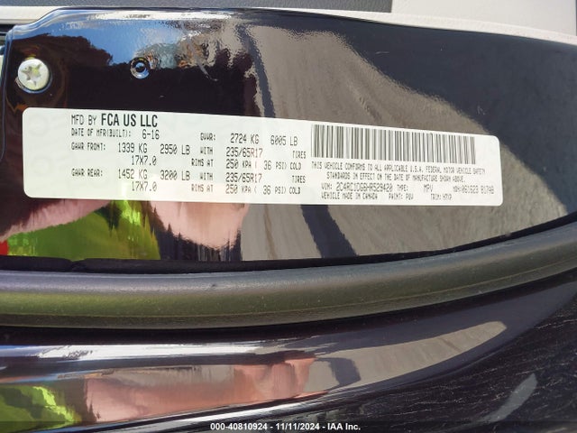 2C4RC1DG6HR529420 Chrysler Pacifica Touring
