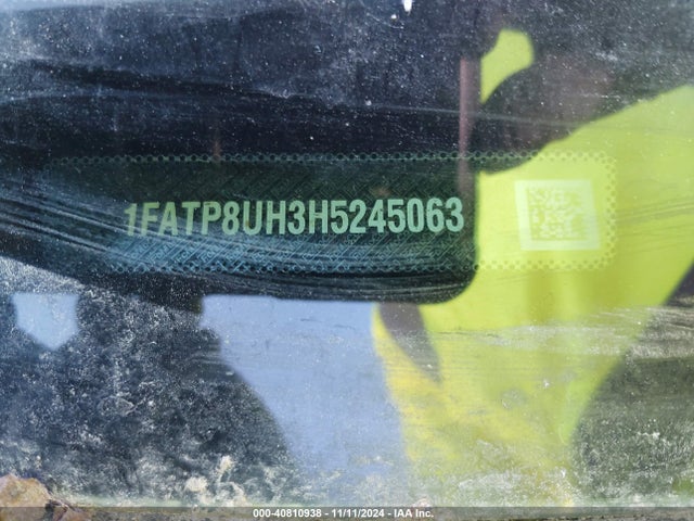 1FATP8UH3H5245063 Ford Mustang Ecoboost Premium