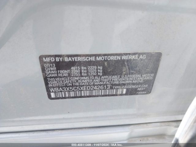 WBA3X5C5XED242613 BMW 328i Gran Turismo Xdrive