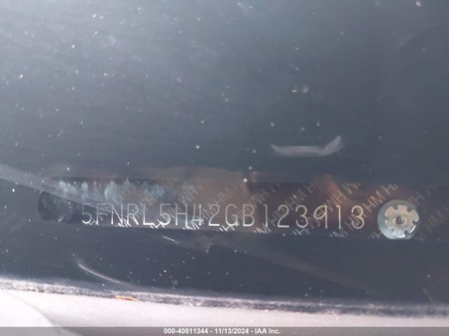5FNRL5H42GB123913 Honda ODYSSEY EX