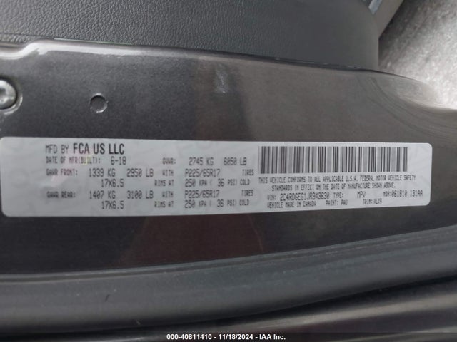 Dodge Grand Caravan Gt 2018 2C4RDGEG1JR343630 Image 9