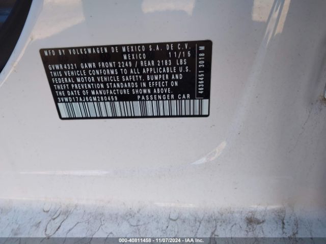 3VWD17AJ6GM280459 Volkswagen Jetta 1.8t Sport