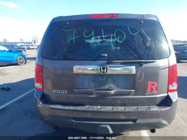 5FNYF4H27EB046139 Honda PILOT LX
