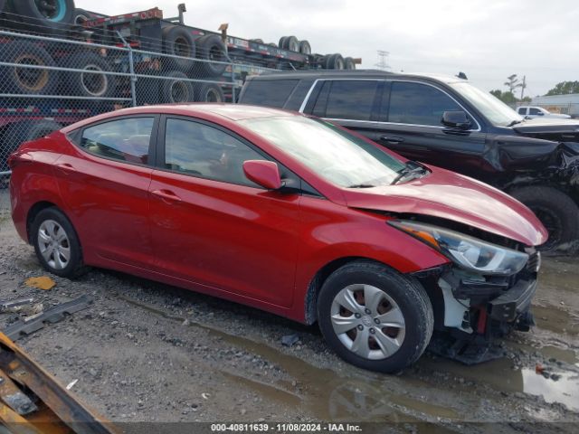 KMHDH4AE0GU651963 Hyundai ELANTRA SE